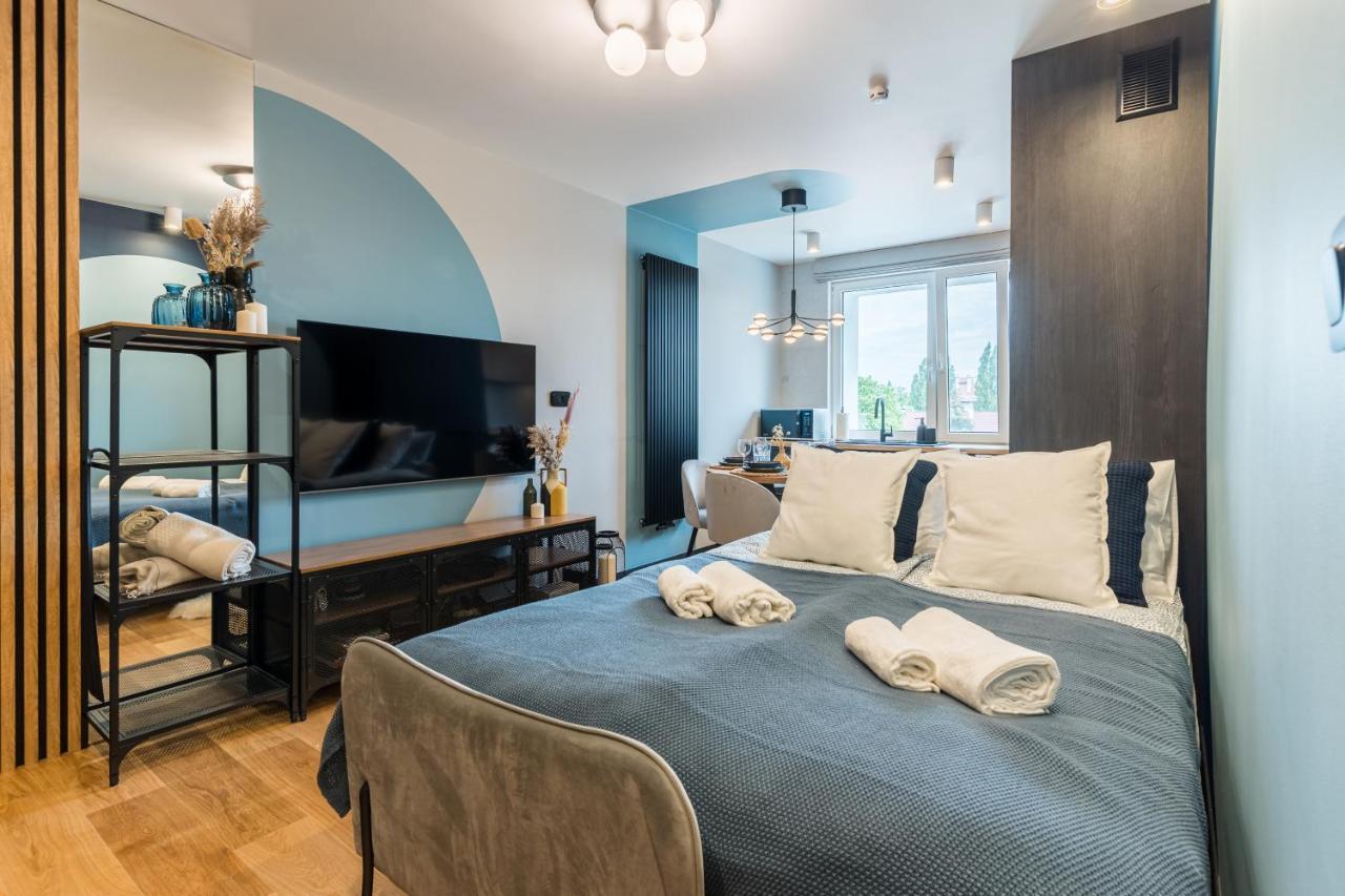 Golden Seaside By Aparo - Plaza 200m, 2 Lazienki, 2 Sypialnie Oraz Salon, 3 Tv, Balkon, Lozeczko Gdańsk
